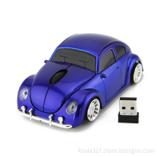 Promotional Cute Car Wireless Beetle Mouse